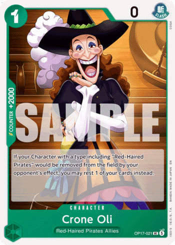Crone Oli OP17-021 - The World's Strongest Warriors - Uncommon
