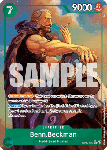 Benn.Beckman OP17-027 - The World's Strongest Warriors - Alternate Art Rare