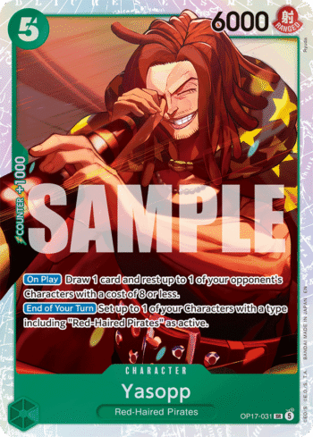 Yasopp OP17-031 - The World's Strongest Warriors - Super Rare