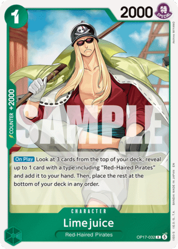 Limejuice OP17-032 - The World's Strongest Warriors - Rare