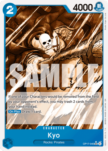 Kyo (Pandaman Art) OP17-045 - The World's Strongest Warriors - Uncommon