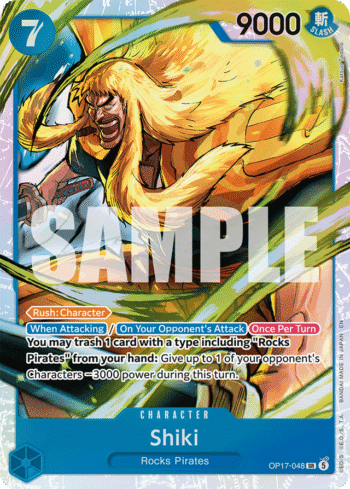 Shiki OP17-048 - The World's Strongest Warriors - Super Rare