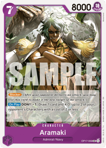Aramaki OP17-059 - The World's Strongest Warriors - Uncommon