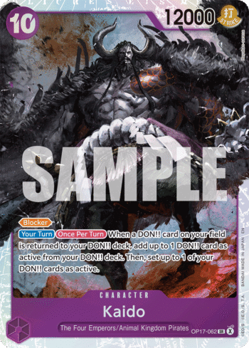 Kaido OP17-062 - The World's Strongest Warriors - Super Rare
