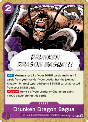 Drunken Dragon Bagua OP17-078 - The World's Strongest Warriors - Common