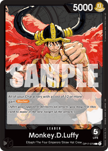 Monkey.D.Luffy OP17-079 - The World's Strongest Warriors - Leader