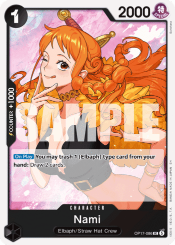 Nami OP17-086 - The World's Strongest Warriors - Uncommon