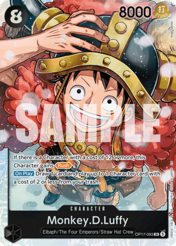 Monkey.D.Luffy OP17-093 - The World's Strongest Warriors - Super Rare