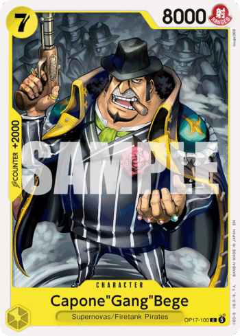 Capone"Gang"Bege OP17-100 - The World's Strongest Warriors - Common
