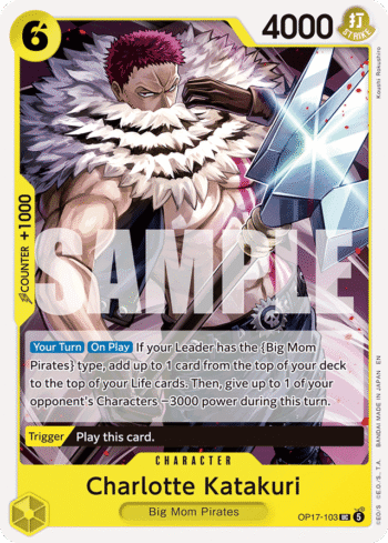 Charlotte Katakuri OP17-103 - The World's Strongest Warriors - Uncommon
