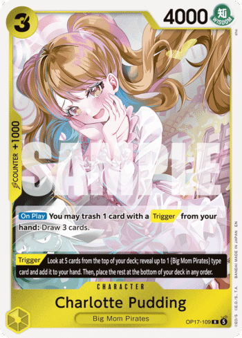 Charlotte Pudding OP17-109 - The World's Strongest Warriors - Rare