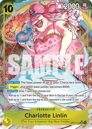 Charlotte Linlin OP17-112 - The World's Strongest Warriors - Alternate Art Super Rare