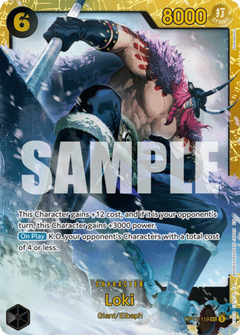 Loki OP17-119 - The World's Strongest Warriors - Secret Rare